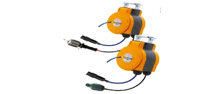 Устройство для намотки кабеля на водяной бочке