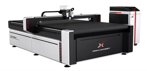 Oscillating knife cutting machine