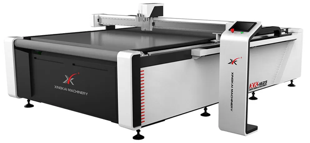 Oscillating knife cutting machine