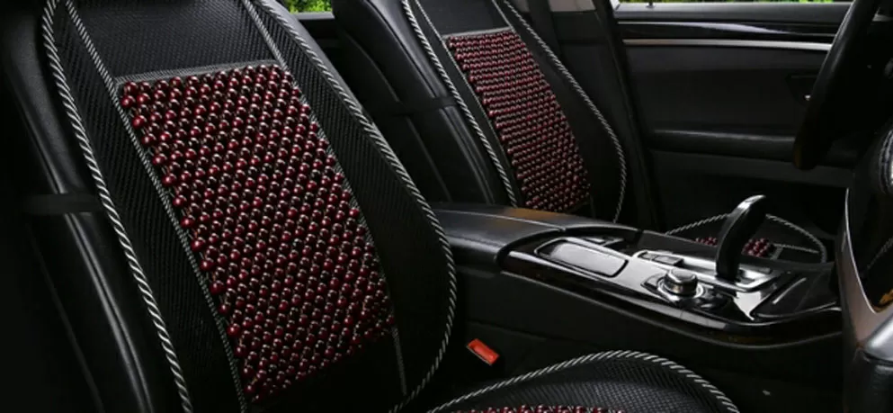 Summer wooden bead cushion