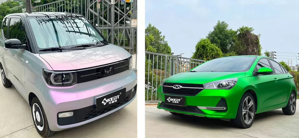 Car color changing film