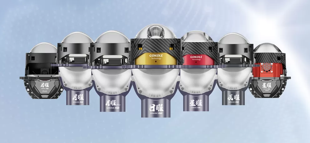 Same-Side High-Efficiency Double Lamp Cup