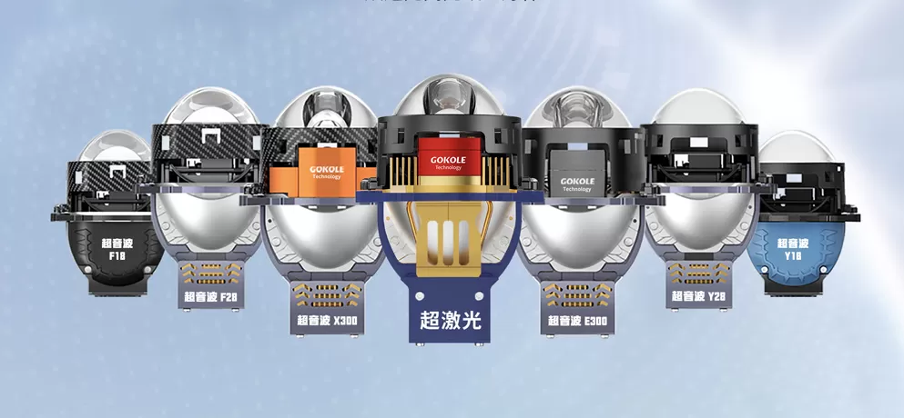 Same-Side High-Efficiency Double Lamp Cup