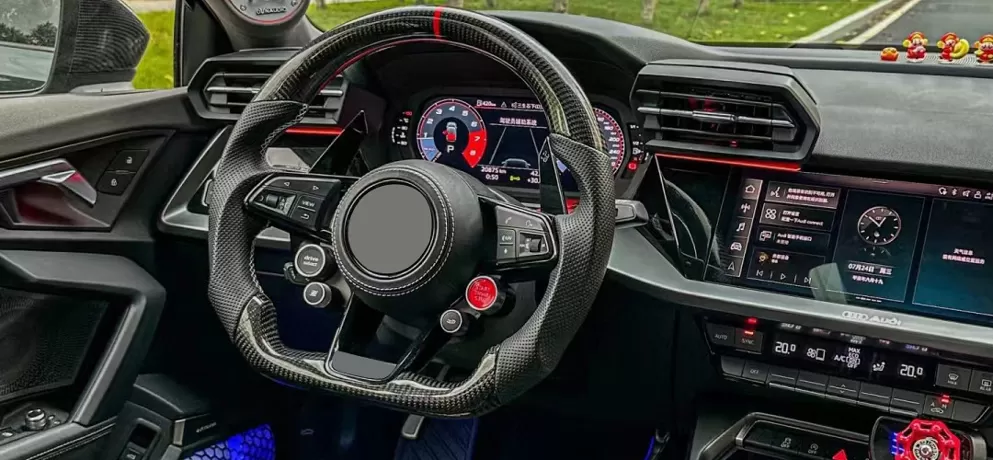 Carbon Fiber Steering Wheel Upgrade