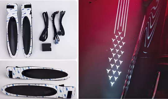 Yunda Unveils “Shadow Light Carpet” Welcome Lamp for Mercedes-Benz E-Class, Unlocking a Starry Welcome Ritual