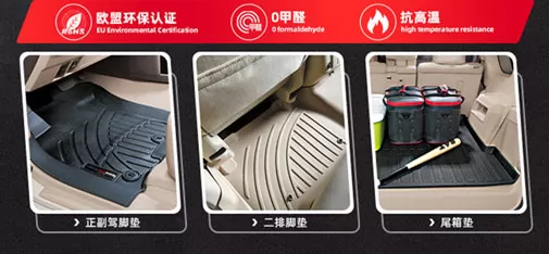 TPV Eco-Friendly & Wear-Resistant Car Floor Mats and Trunk Liners