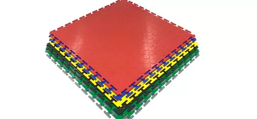 Industrial Locking PVC Flooring