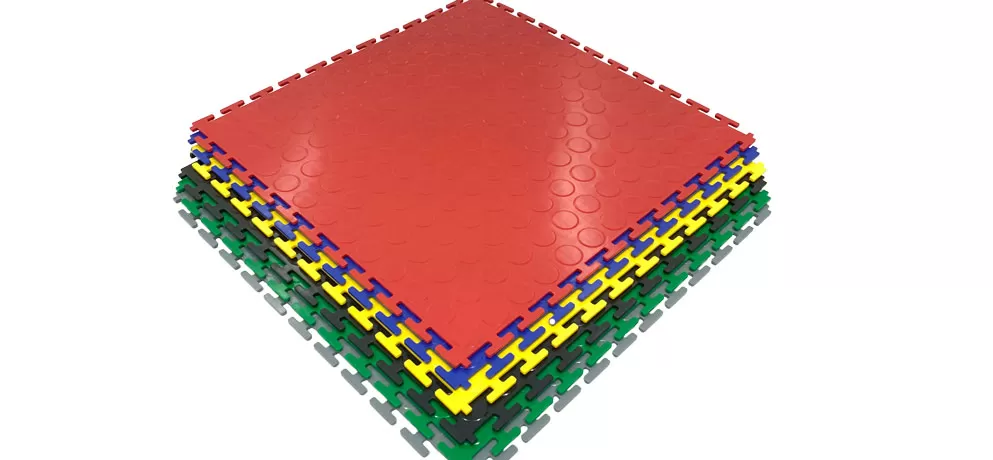 Industrial Locking PVC Flooring