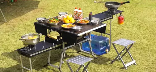 Car-Mounted Outdoor Mobile Kitchen
