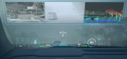 Yingrui In-Vehicle Thermal Imaging Night Vision System