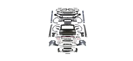 958.1 Old-to-New 9Y0.2 SD Full Body Kit &ndash; Compatible with Porsche Cayenne