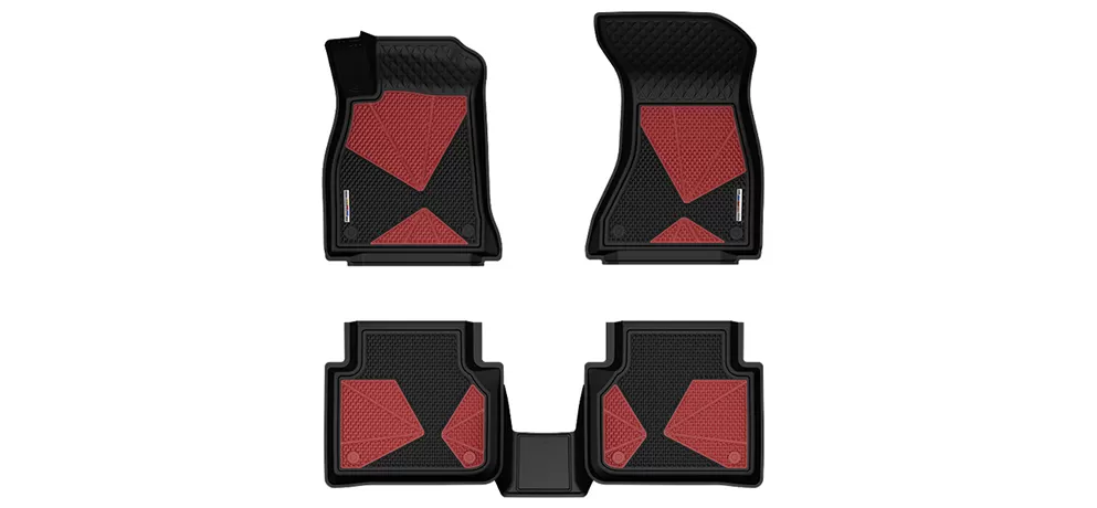 Two-Color Injection Molded TPE Mat