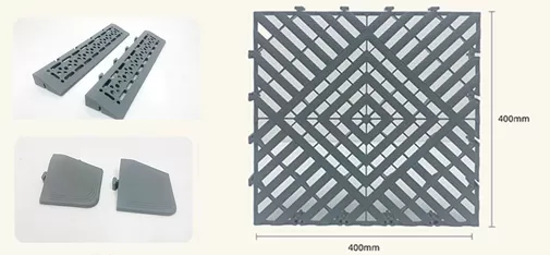 Car Wash Floor Grate &ndash; Chinese Knot Series
