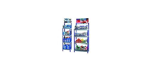 Heavy-Duty Plastic Display Rack