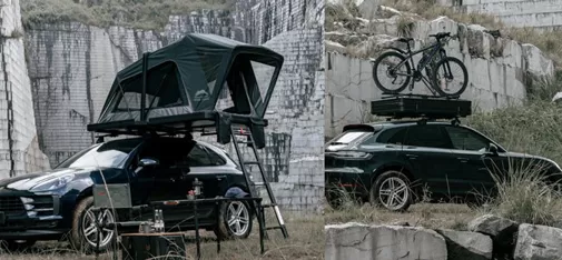 Compact Hard Shell Roof Tent for Sedans