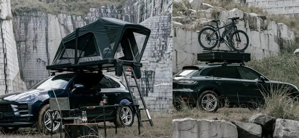 Compact Hard Shell Roof Tent for Sedans