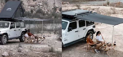 Hard-Shell Side Vehicle Tent
