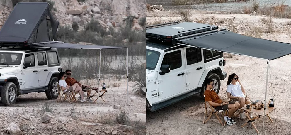 Hard-Shell Side Vehicle Tent