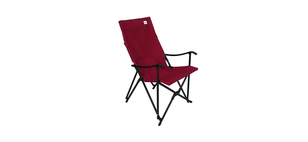 Portable and Stable Folding Chair with Removable Seat Fabric