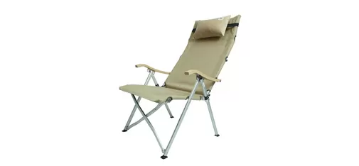Beach Chair with Foldable Backrest &ndash; Aluminum Alloy, Enlarged & Widened