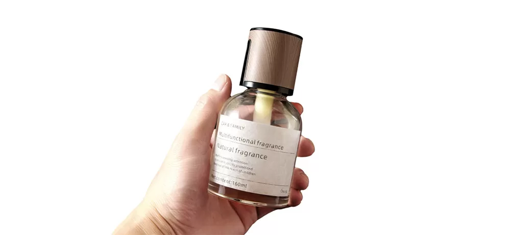 Double Arch Wooden Cap Car Air Freshener Perfume