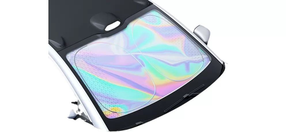 Double-Ring Laser Car Sunshade