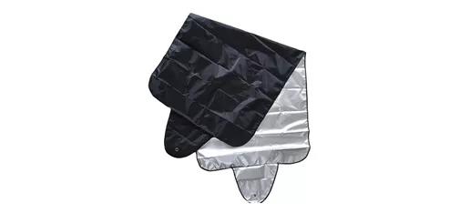 Silver-Coated Car Sun & Snow Shield &ndash; Front Windshield Dust and Snow Protector